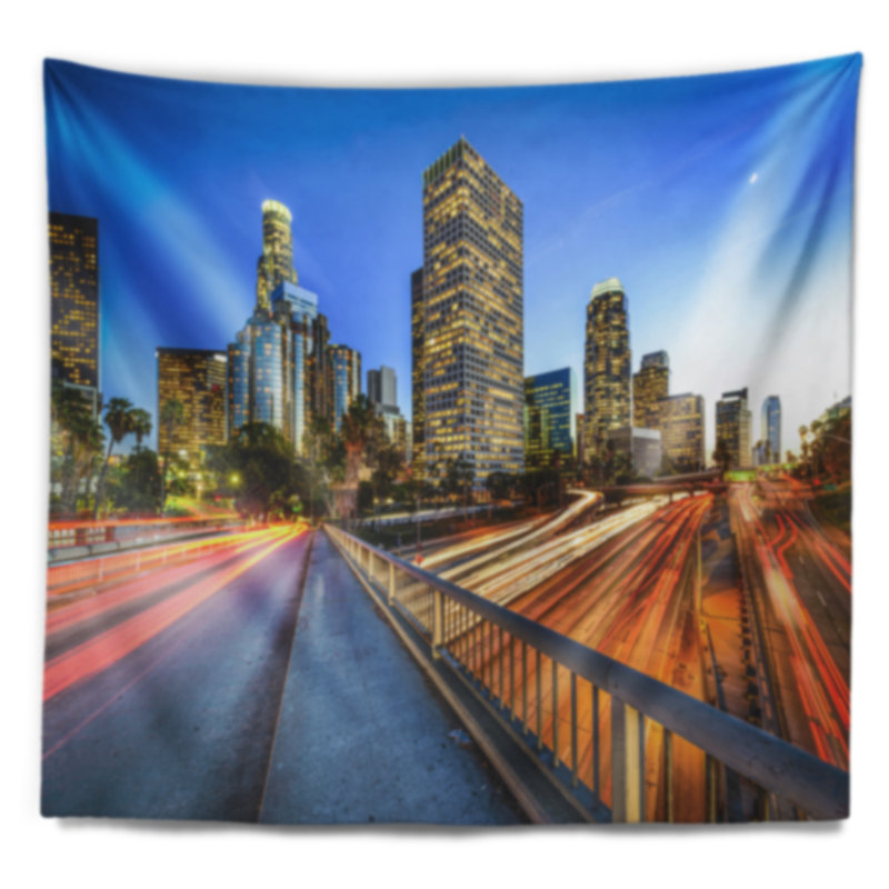 Tapisserie Cityscape, H 50 po x l 60 po