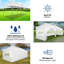 30 Ft x 10 Ft Real Heavy Duty Steel Pop-Up Canopy with 8 Removable Sidewalls-109709138