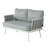 Mariano Steel 4-Pieces Coversation Set, Off White+Grey-1959254474-1959254477