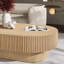 Table basse rectangulaire en bois massif cannelé 45 po Alethia-1260866407