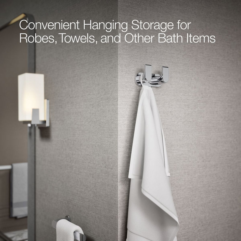 Avid Vertical Toilet Tissue Holder, Polished Chrome