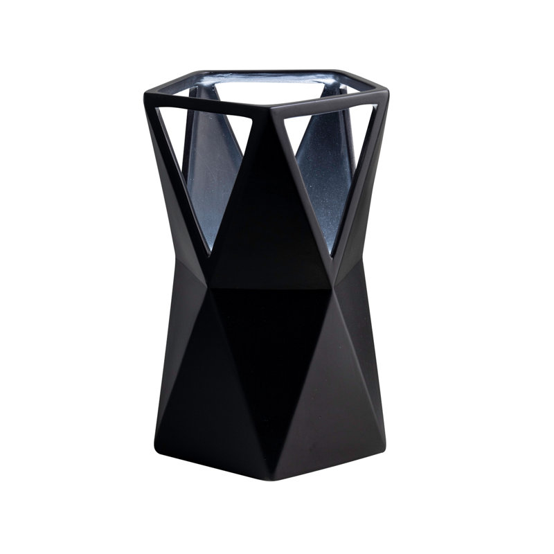 Odegaard Ceramic Novelty Lamp, Carbon Matte Black