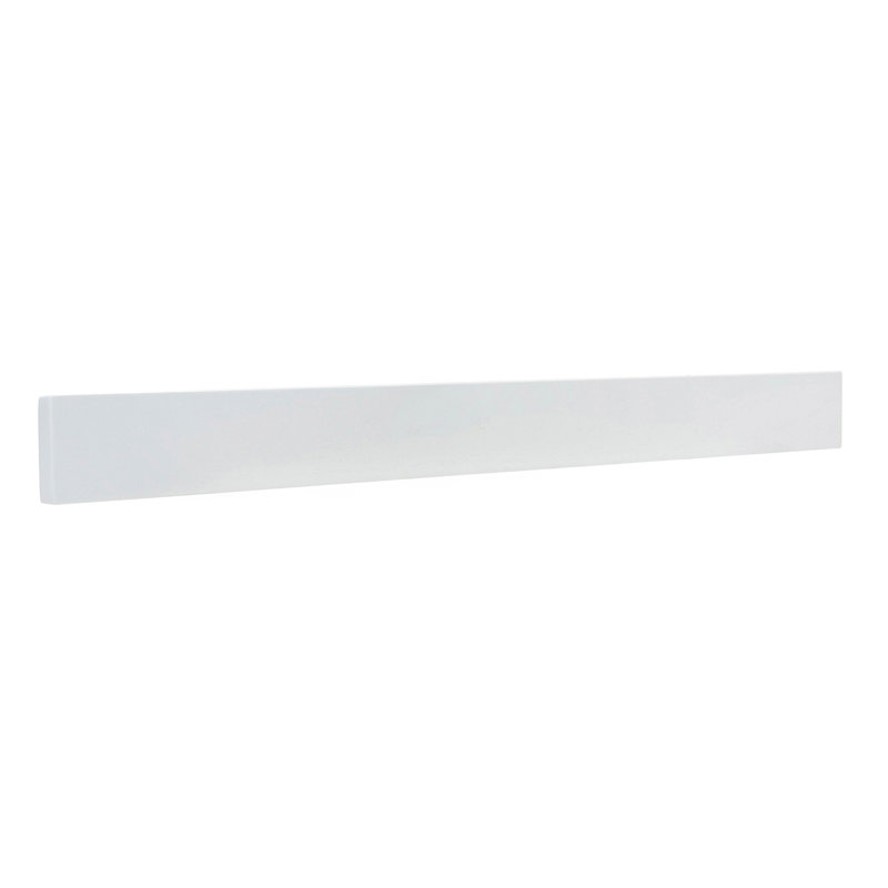 Dosseret en pierre de 55 po, Pierre artificielle blanche
