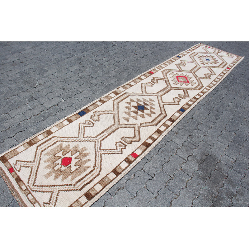 Tapis de couloir antique turc aux couleurs vives pour le couloir et la décoration intérieure