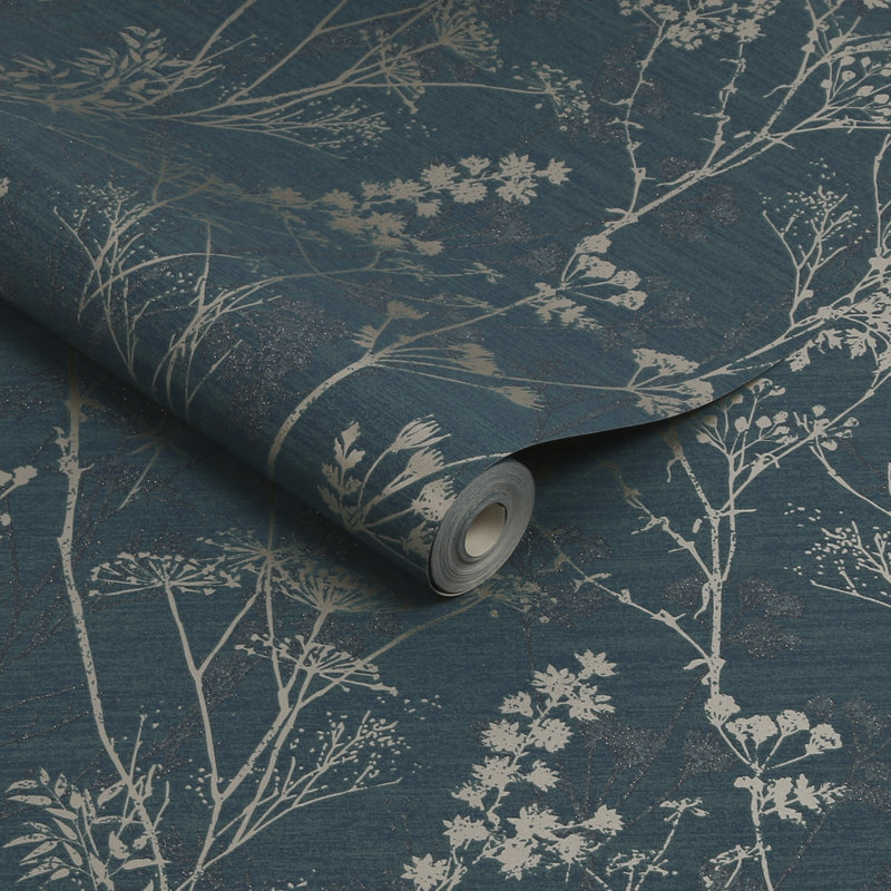 Superfresco Hedgerow Teal Wallpaper