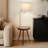 Owen 56 in. Mid-Century Modern LED Bedside Table Lamp with USB Port and Wireless Charging Pad-174250860
