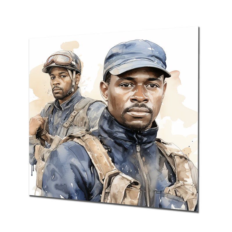 Art militaire mural rétro Vintage, H 16 po x l 16 po