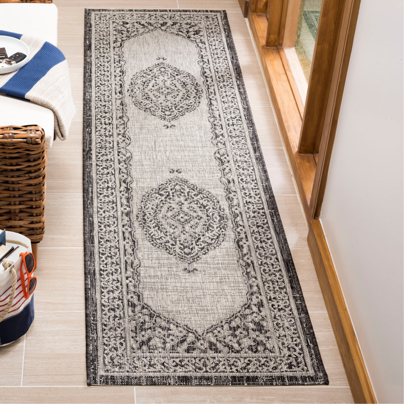 Tapis d'intérieur / extérieur performance Amedee, Tapis de couloir 2 pi 3 po X 6 pi 7 po