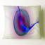 Conception abstraite fractale bleue - coussin imprimé abstrait-30617772-30617769