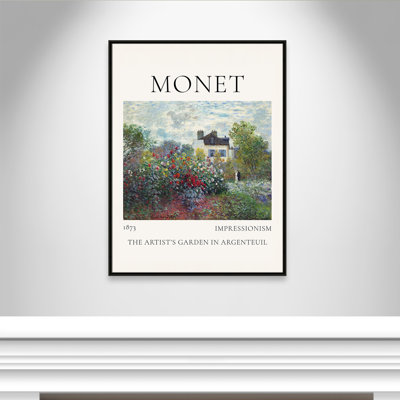 Old Masters Collection "Artists Garden in Argenteuil" Print