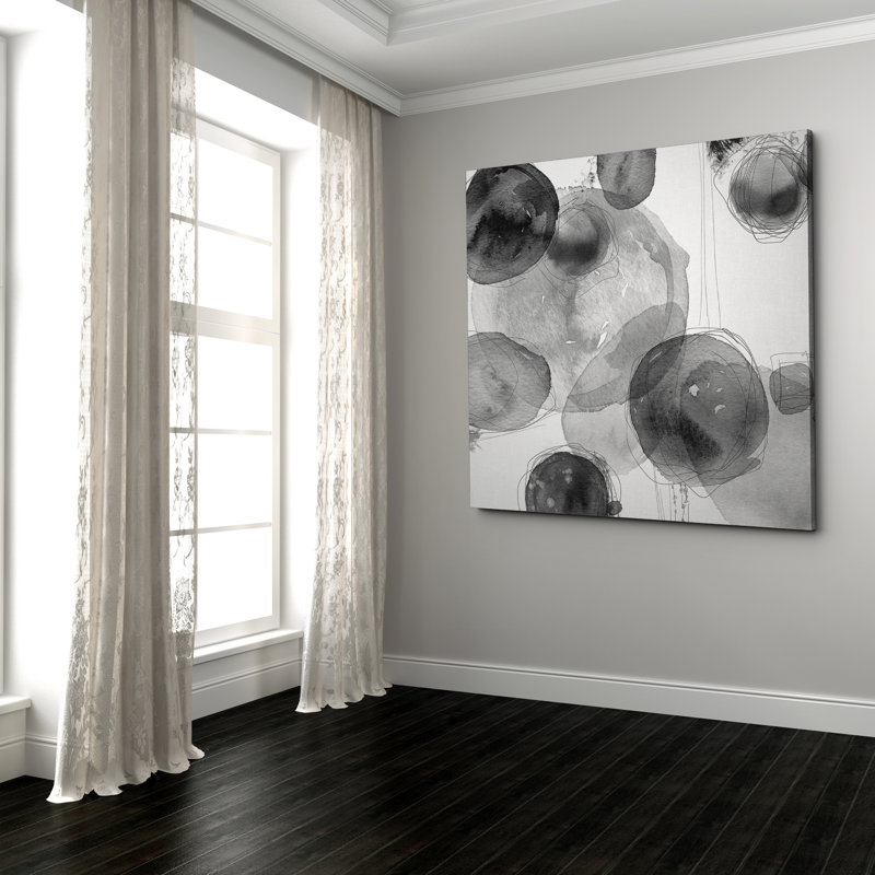 " Droplets ", 16" H x 16" W x 1.5" D, Wrapped Canvas