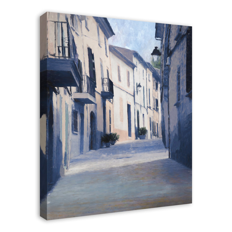 Reproduction d’art sur toile tendue European Town