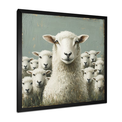 Portrait de famille des moutons, Despres Minimalisme