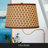 Madison 56 in. Modern LED Bedside Table Lamp with Fabric Drum Shade and Wireless Charging Pad-62954074