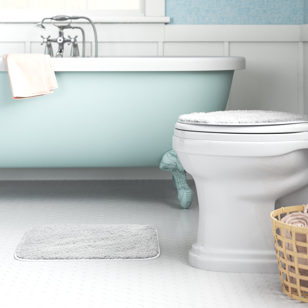 Wayfair Basics Badematten-Set Farbe: Weiß