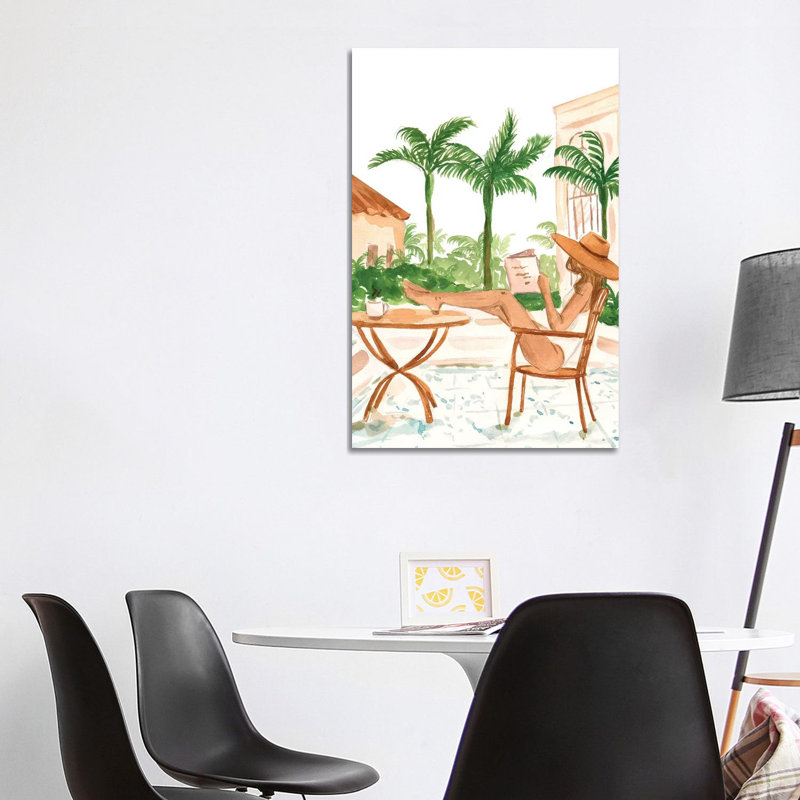 Vacation Mode II by Sabina Fenn - Painting on Canvas, 101.6cm H x 66.04cm W x 3.81cm D, Wrapped Canvas