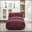 Fauteuil à billes avec repose-pieds en mousse-130604471