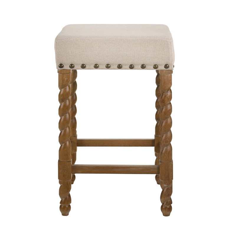 Tabouret de comptoir Elegant, Chêne naturel, Tabouret de comptoir (assise de 24 po de hauteur)
