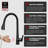 Sumerain Modern Kitchen Faucet With Pull-Down Sprayer, Single Handle High-Arc Kitchen Sink Faucet-112454582