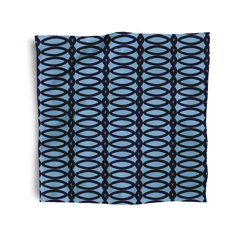 Johnsburg Geometric Napkins, Navy