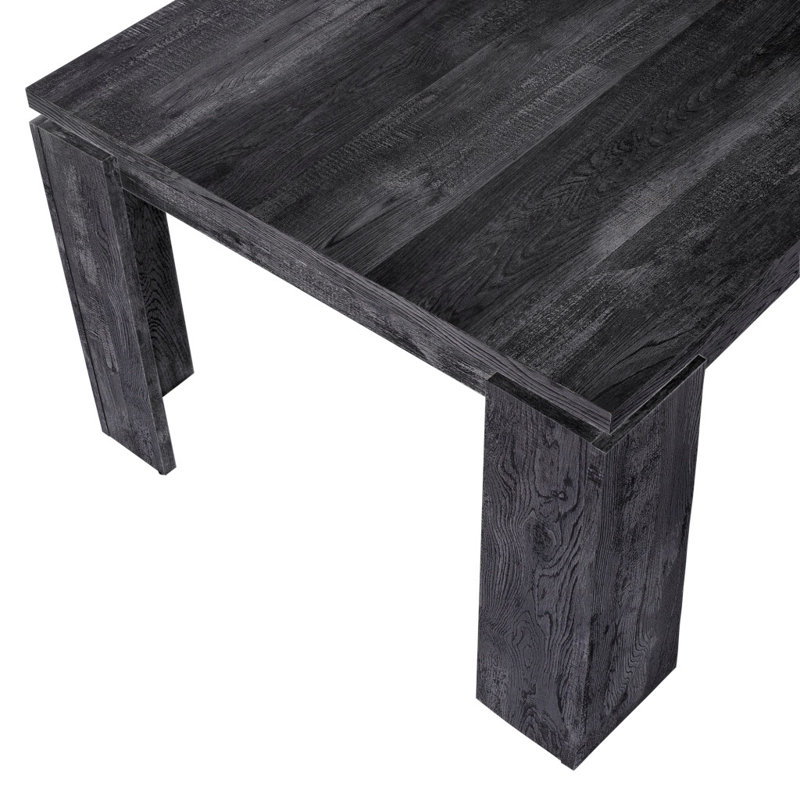 Table de salle à manger 36 "noire, Noir
