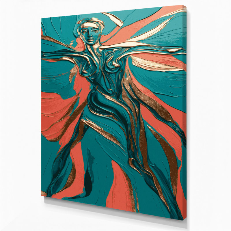 Art abstrait sur toile 23 Figurative abstraite, H 30 po x l 20 po