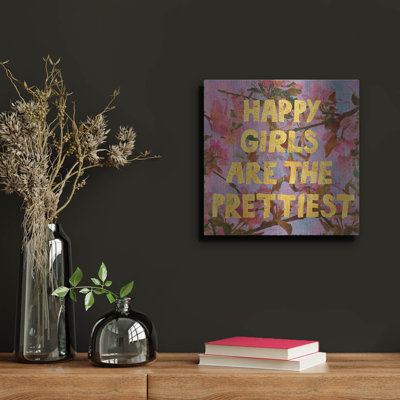 Art mural en métal luxueux «Flowersay 2» par Art Licensing Studio, 12 po x 12 po