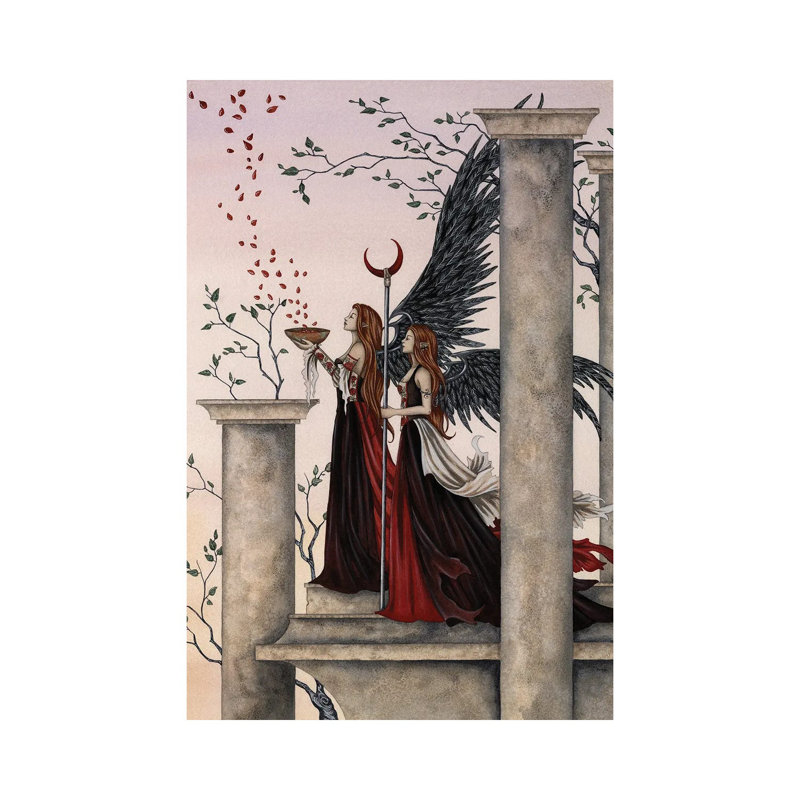 «Rose Spell» par Amy Brown, impression sur toile tendue, H 12 po x l 8 po x P 0,75 po