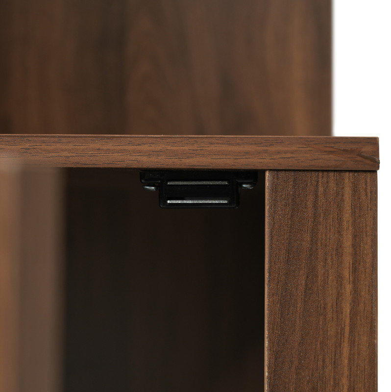 18.47 " L Bar Cabinet, Brown