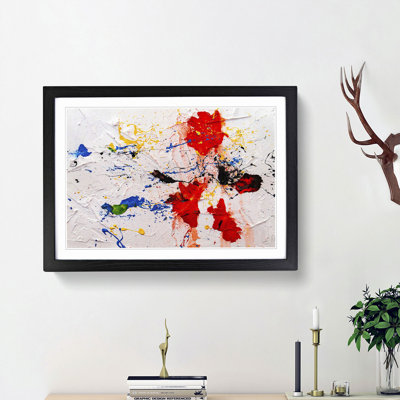Abstract Art Painting Vol.452 by S.Johnson - Framed Print