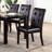 Leroux Upholstered Dining Chairs With Button Tufted