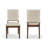 Fluterra 19.25"W Mid-Century Dining Chair · Walnut Frame