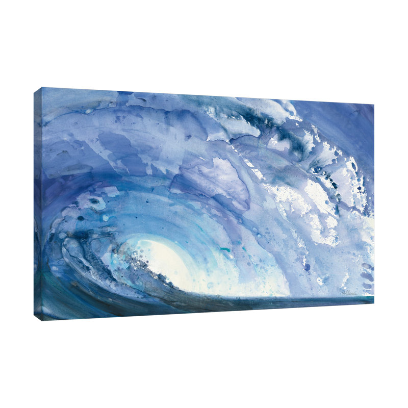 Crête ondulée - peinture sur toile tendue, H 32 po x l 48 po x P 1,5 po