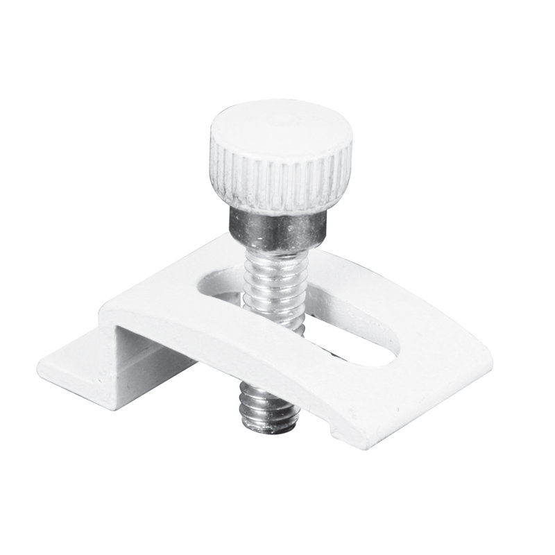 Cloisons de porte de tempête avec vis Prime-Line, 1/4 po, Blanc