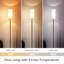 Lampe sur pied à DEL industrielle | Température de couleur réglable, éclairage agréable pour les yeux