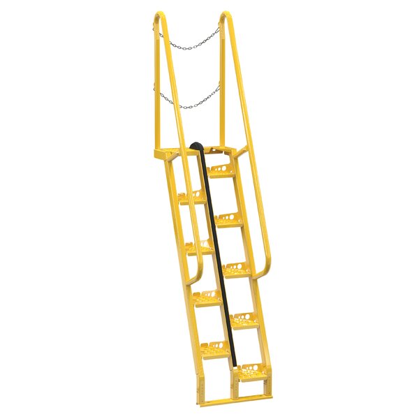 Vestil 10 - Step Steel Straight Ladder | Wayfair