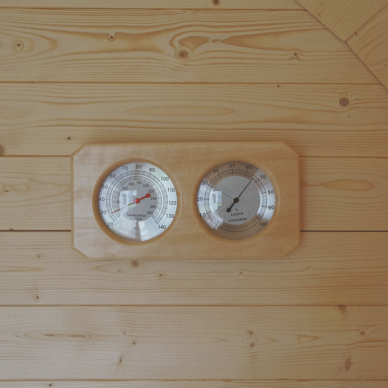 ALEKO Wood Thermometer / Hygrometer