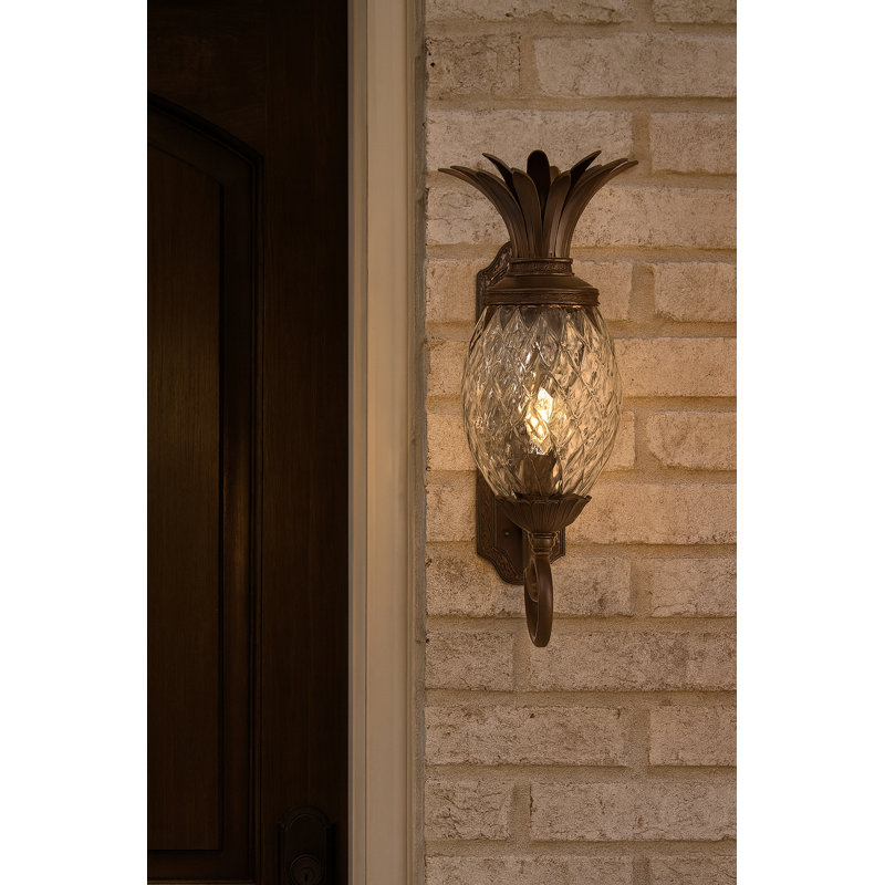 Plantation Copper bronze 1- Light Outdoor Wall Lantern
