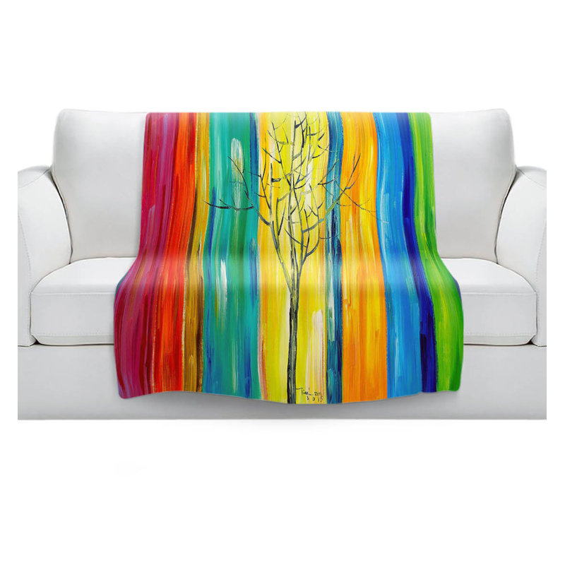 Couverture sherpa doux arbre arc ii, l 51 po x L 60 po