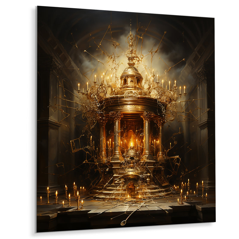 «Judaism Gold Ark Of Covenant» sur, H 32 po x l 24 po x P 1 po