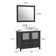Karson 36'' Single Bathroom Vanity with Engineered Marble Top with Mirror