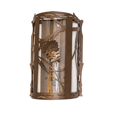 Applique murale droite 8 po