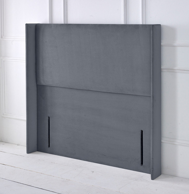 Upholstered Headboard, Single (3'), Grey