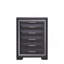 Coffre de rangement G01600-CH, noir