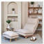 Chaise rembourrée avec repose-pieds-1999676710