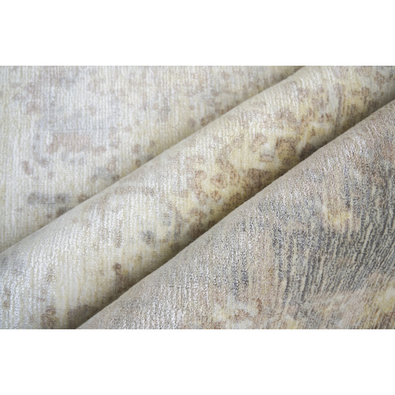 Murano Hand-Knotted Nutshell Area Rug, Rectangle 12' x 15'