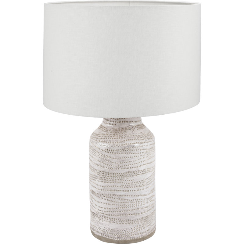 Ceramic Table Lamp, White