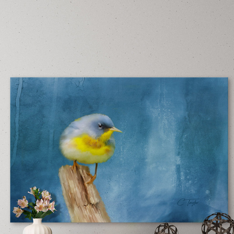 « pacifique », reproduction de peinture à l’acrylique sur toile tendue, 24 po x 36 po