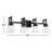 Kesia 3-Light Bathroom Vanity Light in Black-70337296-119772177-119772179