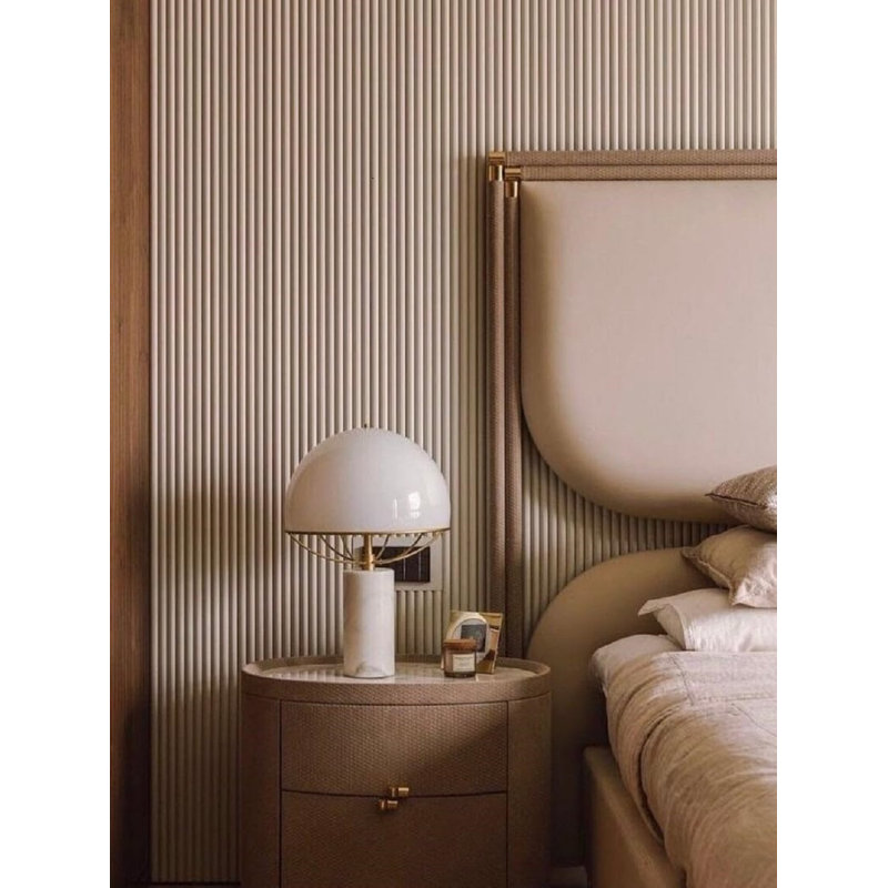 Mini Ribbed Wall Panels | Uk Made Paintable Panelling For Bedrooms, Bathrooms, & Living Rooms, Modern Mdf Wall Panels